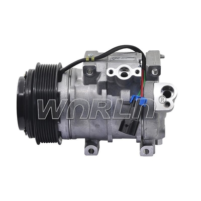 RC.600.486 Compressore di aria condizionata per auto 10SRE18C Máquina pá Carregadeira John Deere 624k 544k - 24 Volt Polia 8pk 126mm WXTK176