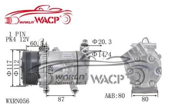 273000QAJ 8200037058 8200840770 Compressore di aria condizionata per auto per Renault Clio per Twingo WXRN056