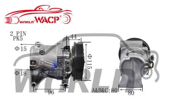 RC.600.225 Compressore per condizionatori d'aria per auto 51786321 per Palio Fire Uno Siena WXFT023