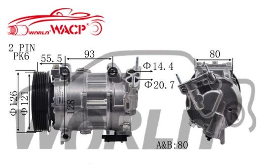 1139068 6CVC13 5PK Compressori CA per auto per Opel Zafira per Astra1.6 WXOP006