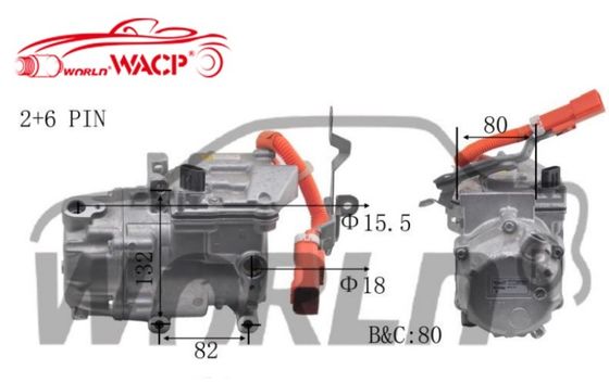 OEM 042200082084 0422000621 Compressore Ac per auto elettrica per Toyota Prius per Lexus CT200H 1.8 WXHB004