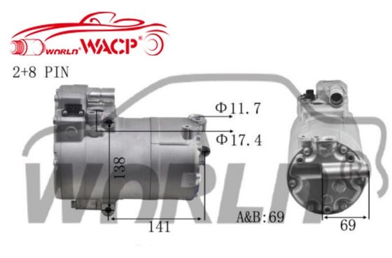 64526998210 Compressore AC per auto elettrica per BMW 2/3/5/7/I3/I8 Mini Countryman WXHB019A